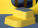 Toilet Step Stool Plastic Non Slip Heavy Duty Rollover Prevention Tool for Baby Children Yellow 2 V1294-YM0716-3116220005714