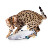 Jittering Sardine Cat Toy Flopping Dancing Fish + Catnip Silvervine Electric USB V238-SUPDZ-39299814752336
