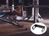 Steel Barbell Holder Wall Mounted Gym Equipment Part in Black V1366-AZ2-W-11334