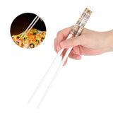 10 Pairs Ceramic Chopsticks Household Tableware Cutlery for Home Hotel Restaurant GiftPrague Pattern V1294-YM0901-3118200103513