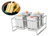 Stainless Steel Molds Ice Cream Industrial Home Kitchen DIY Ice Pop Mould Maker Tool V1294-YM0727-JY06255-01