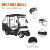 Golf Cart Enclosure, 420D Polyester Driving Enclosure with 4-Sided Transparent Windows, 4 Passenger V952-KSHGEFCZGMDJB8OZ9V0