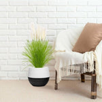 SOGA 137cm Potted Tall Silk Fake Pampas Grass, Artificial Plants Reed Greenery Flowers, Home Decor APLANTFH60211