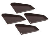 4PCS Downspout Splash Block Rain Gutter Downspout Extensions Fixable Downspout Extender with 8 V1294-YM0901-3111230346411