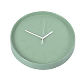 Mute Quartz Clock Wall Watch Minimalist Modern Plastic Wall Clock for Living Room BedroomGreen V1294-YM0523-3115220015812
