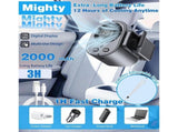 Portable Clip On Car AC Air Conditioner Fan, 3 Speed Cold Air Blowing Car A C Cooling Fan for Car V1366-AZ2-W-11061