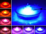 Halloween Mist Maker Fogger, 5.5" Witch Cauldron Kettle with Handle, 12 LED Lights Fog Machine, V1192-AZ-W-20936