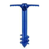 Spiral Sand Anchor Blue for Beach Umbrella Firm Ground Fixing V1370-AZ4-14227