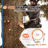 16mm Steel Core Flipline 8ft Arborist Flipline for Fall Protection V952-GSSTJJSGSS8YWONR1V0
