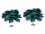 Feather Table Lamp 3 Color Dimmable Touch Switch USB Plug in Romantic Modern Decorative Bedside V1294-YM0521-3119230059414