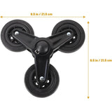 1 Pair of Heavy Duty Wheeled Trolleys Trolley Luggage Trolley Heavy Duty Wheelbarrow V1237-MS-626-233