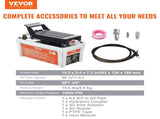 Air Hydraulic Pump, 10,000 PSI 1/2 Gal Reservoir, NPT 3/8" Oil Outlet, NPT 1/4" Inlet, 6.6 ft Pipe, V952-HSMJTELECTRIC8F6HV0