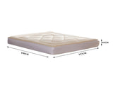 DreamZ Mattress Topper 100% Wool Underlay Double MT1003-WOOL-D-WH