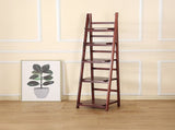 5 Tier Wooden Ladder Shelf Stand Storage Book Shelves Shelving Display Rack V63-824191