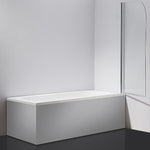 180 Degree Pivot Door 6mm Safety Glass Bath Shower Screen 900x1400mm By Della Francesca V63-829021