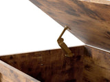 Levede Storage Bench Rustic Wooden Storage Cabinet CH1164-BR-AU