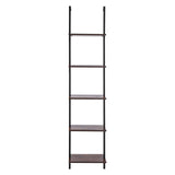 VEVOR Industrial Square Pipe Shelf 5 Tier 40x30x178cm Wall-Mount for Bedroom V952-JSGZWJFGHMBH9PIGIV0