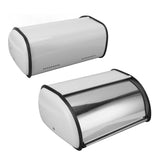 Iron Bread Bin Durable Bread Storage Container Mirror Polished Bread Bin Storage Case for Home Shop V1294-YM0703-3117230095912