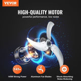 Drum Fan 24 Inch High Velocity Industrial Use 3-Speed 8600CFM for Warehouse V952-GYLSFS24YCACTZXEZV3