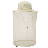 Head Net Hat, Nylon Mesh Veil Bucket Hat Safari Hat Sun Hat for Women Men Sun UV Protection V1370-AZ4-09862
