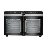 Devanti 16 Trays Food Dehydrator Dual-Zone Stainless Steel FD-E-601A-16T-SS