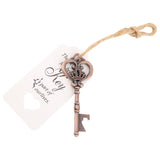 Key shaped Bottle Opener with Tag Card Twine for Wedding Guests Gift Party V1294-YM0901-JY35283-02