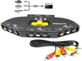 3 Way Port RCA Audio and Video Composite AV Switcher Selector Distribution Switch Box V1189-LWWAL-20260327-03985