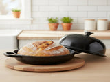Toque Enamelled Cast Iron Dutch Oven Pot Sourdough Bread Baking Kitchen 24cm KT1037-AU