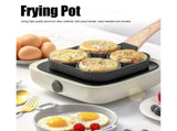 4-Hole Non-Stick Frying Pan, Egg & Pancake Cooking Pan, Induction & Gas Cooker V1263-JX-2986