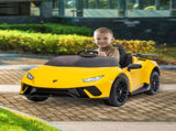 Kahuna Lamborghini Performante Kids Electric Ride On Car - Yellow CAR-LAM-YL