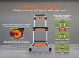 Folding Hand Truck, 140 kg Load Capacity, Aluminum Portable Cart, Convertible Hand Truck and Dolly V952-KZDSTHC500B01UEHNV0