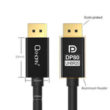 OXHORN CB-DP-16K-05 DisplayPort 2.1 Cable DP80 5m V28-ACBOXHCBDP16K05