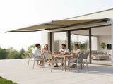 5.5m x 3.0m Retractable Folding Arm Awning Heavy Duty Full Cassette Motorised V63-835931
