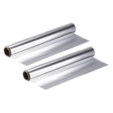 Set of 2 Aluminum Foil Rolls For Baking High Temperatures Resistant Aluminum Foil with Serrated Trim V1369-AZ3-W-14122