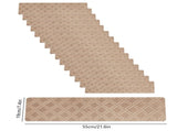 Chmadoxn 4-Piece Non-Slip Stair Treads, Self-Adhesive Striped Carpet Mats, Absorbent & Quiet Step V1189-WXFWAL-20260326-02653