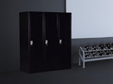 Three-Door Side by Side Office Gym Shed Storage Locker V63-768435