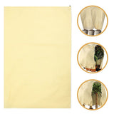 Winter Plant Frost Covers with Breathable Fabric and Drawstring in Khaki Color V1370-AZ4-14598