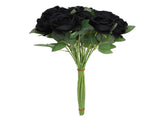 50pcs Artificial Roses Realistic Real Looking Long Stem Fake Roses for DIY Wedding Bouquets V1294-YM0901-3115240075713