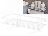 Toilet Shelf Thickening Waterproof Large Capacity Nail Free Installation Iron Over Toilet Bathroom V1294-YM0512-3112220079011