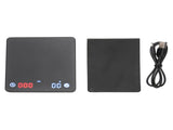 Coffee Scale Mini Rechargeable Portable Digital Coffee Scale with Timer Removable Silicone Pad for V1294-YM0901-3118240093011