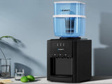 22L Devanti Water Cooler Dispenser Bench Top 3 Taps Chiller Filter Purifier Three Taps Balck WD-1103-22L-BK
