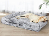 PaWz Pet Bed Orthopedic Sofa Dog Beds L Large PT1048-L-GY