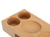 Coffee Tamper Base Multifunction Beech Coffee Distributor Tamping Station Accessories for Coffee V1294-YM0901-3118230479511