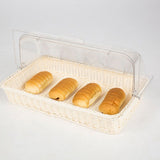 1Pcs Imitation Rattan Bread Basket Decorative Food Storage for Home Decoration V1370-AZ4-09668