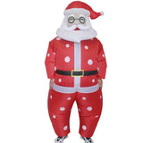 Santa Claus Cartoon Costumes Air Model Inflatable Costume Funny Dress Up Props Christmas Party V1263-JX-7889