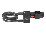 3.7V Lithium Battery Portable Fingerprint Bicycle Lock Bluetooth Intelligent Chain Lock for V1294-YM0710-3114210108111