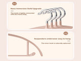 Premium Velvet Hangers, Heavyduty- Non Slip No Shoulder Bump Suit Hanger - Chrome Hooks,Space Saving V1189-LWWAL-20260401-06903