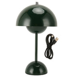 Mushroom Table Lamp 1800mAh LED 3 Lighting Modes USB Type C Stepless Dimming Touch Dimmable Small V1294-YM0901-3119230158911