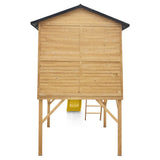 Lifespan Kids Burleigh Cubby House with 2.2m Slide V572-LKCH-BUR-YL