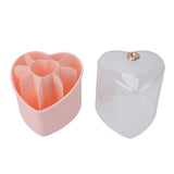 8Pcs Makeup Brushes with Rotating Brush Container Cosmetics Brushes Holderganizer with Clear Lid V1294-YM0901-3117240236412